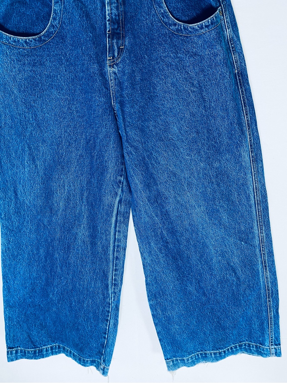 Vintage 90s Randy River XXX Wide Leg Skate Jeans Rave Baggy 38x33 - Picture 10 of 15